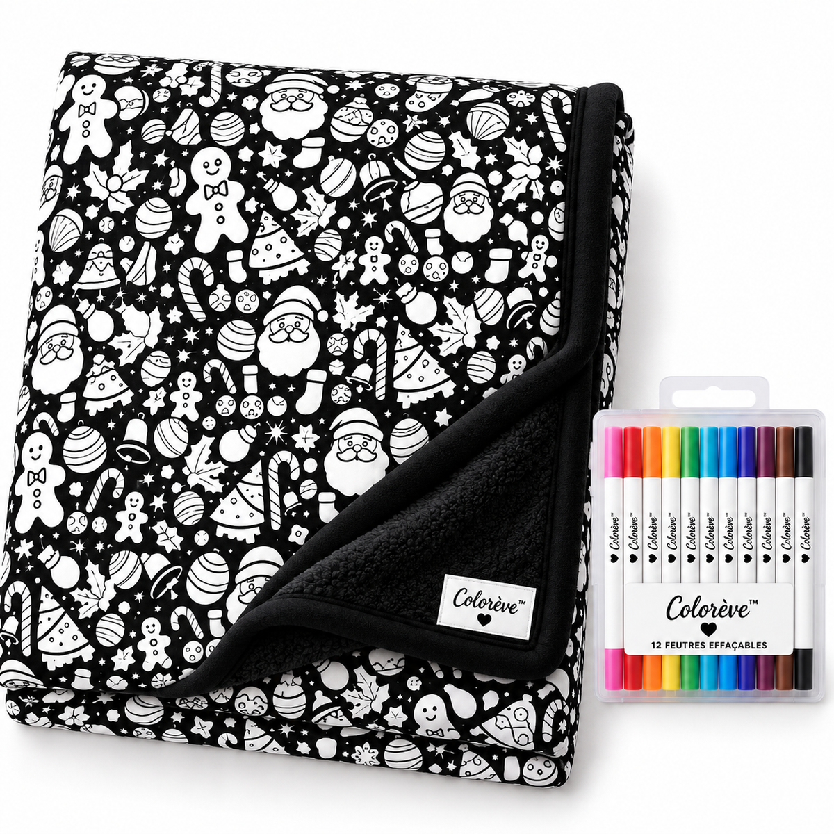 COLORÊVE™ – LA COUVERTURE QUI TRANSFORME LE COLORIAGE EN MOMENT MAGIQUE