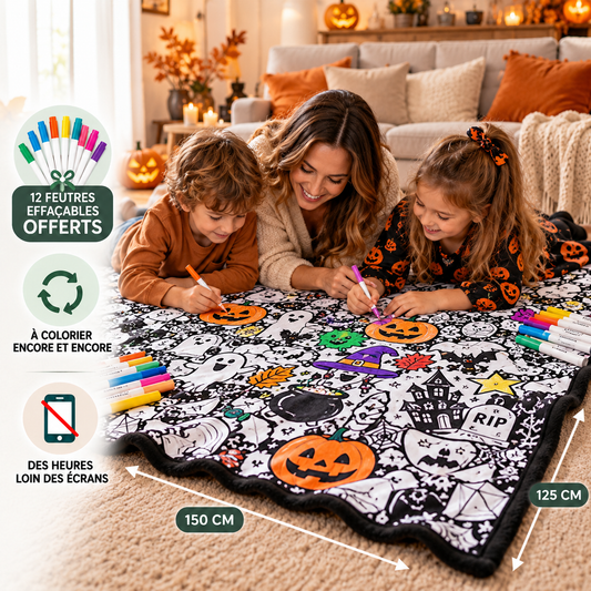 COLORÊVE™ – LA COUVERTURE QUI TRANSFORME LE COLORIAGE EN MOMENT MAGIQUE