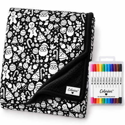 COLORÊVE™ – LA COUVERTURE QUI TRANSFORME LE COLORIAGE EN MOMENT MAGIQUE